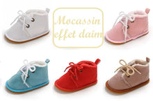 Charger l'image dans la galerie, Mocassin Effet Daim - 0 au 18 mois - 5 Nuances au choix !