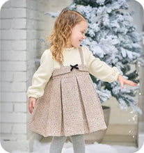 Charger l'image dans la galerie, Robe en Tweed Lilas avec Doublure polaire - 6 mois au 9 ans - Marque D.B.