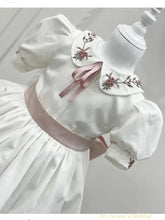 Charger l'image dans la galerie, Robe Cérémonie CHARLOTTE - Manches Courtes - 12 mois au 12 ans