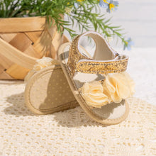Charger l'image dans la galerie, Sandale Cérémonie Fleur - 2 nuances au choix Dorée ou Blanche