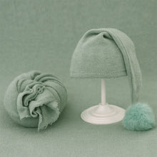 Charger l'image dans la galerie, Accessoires Etole et Bonnet pour Shooting Photo Bébé - 9 Nuances au choix