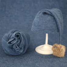 Charger l'image dans la galerie, Accessoires Etole et Bonnet pour Shooting Photo Bébé - 9 Nuances au choix