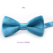 Charger l'image dans la galerie, Noeud Papillon Réglable - Tissu Satiné - 12 Nuances au choix !