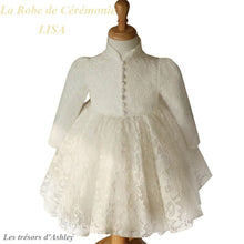 Charger l'image dans la galerie, Robe de Baptême ou de Cérémonie LISA - 12 mois au 7 ans