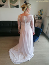 Charger l'image dans la galerie, Robe de Mariée PENELOPE Blanche Pour Futures Mamans - Taille 42 - Collection Elégance 2022 - Modèle d'Expo