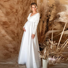 Charger l&#39;image dans la galerie, Robe de maternité Mariée pour shooting photo ou Baby Shower
