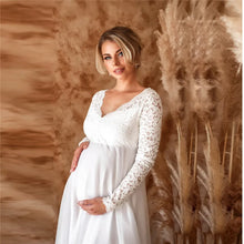 Charger l&#39;image dans la galerie, Robe de maternité Mariée pour shooting photo ou Baby Shower
