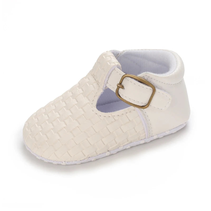 Chaussure Cérémonie Effet Cuir Tressé - 0 au 18 mois