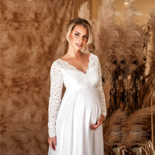 Charger l&#39;image dans la galerie, Robe de maternité Mariée pour shooting photo ou Baby Shower
