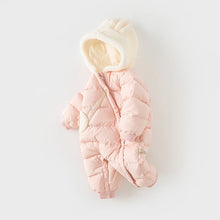 Charger l&#39;image dans la galerie, Combinaison Pilote Rose en duvet plumes - 12 mois au 4 ans - Marque D.B.
