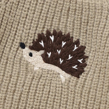 Charger l&#39;image dans la galerie, Chandail en Laine Marron Motif Hérisson - 6 mois au 36 mois - NOUVEAUTE !!!
