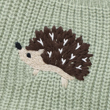 Charger l&#39;image dans la galerie, Salopette en Laine Verte Motif Hérisson - Naissance au 18 mois - NOUVEAUTE !!!
