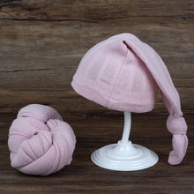 Charger l&#39;image dans la galerie, Accessoires Etole et Bonnet pour Shooting Photo Bébé - 6 Nuances au choix
