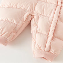 Charger l&#39;image dans la galerie, Combinaison Pilote Rose en duvet plumes - 12 mois au 4 ans - Marque D.B.
