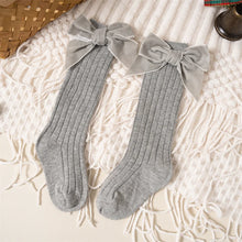 Charger l'image dans la galerie, Chaussettes Hautes De Noël Avec Nœud Pailleté - 0 au 8 ans
