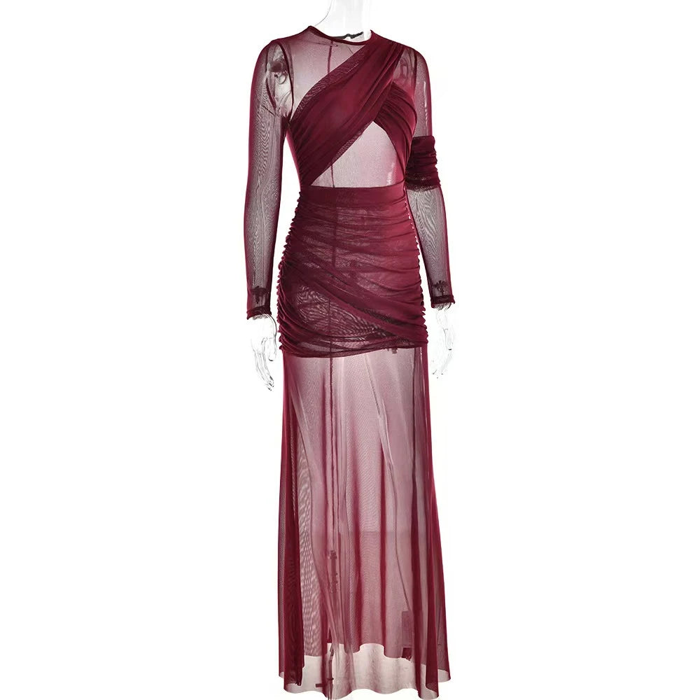 Robe de maternité en voile drapé pour shooting photo - NOUVEAUTE !!!