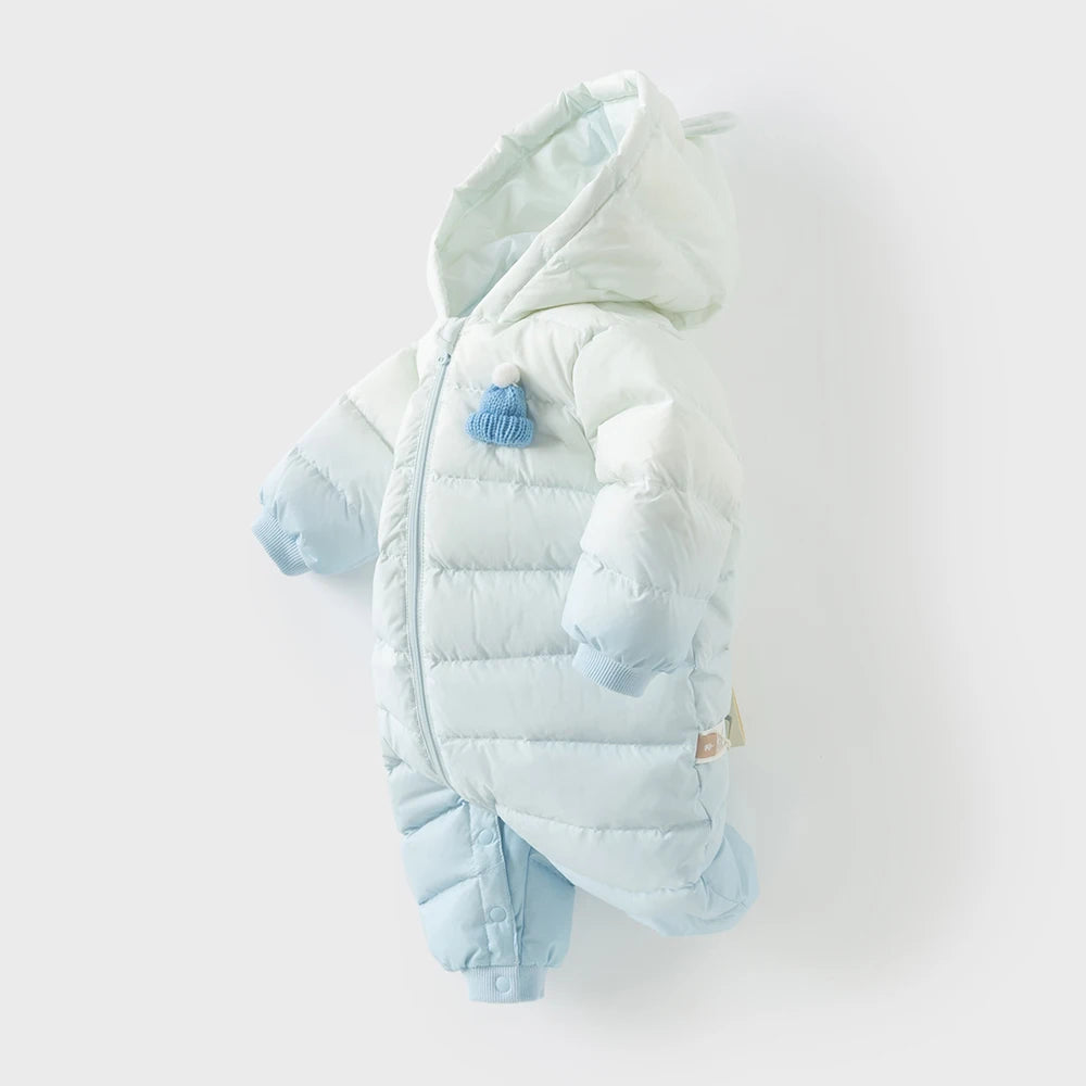 Combinaison Pilote Bleue en duvet plumes - 12 mois au 4 ans - Marque D.B.