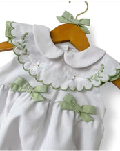 Charger l'image dans la galerie, Barboteuse LORIE Blanc/Vert - 0 au 18 mois
