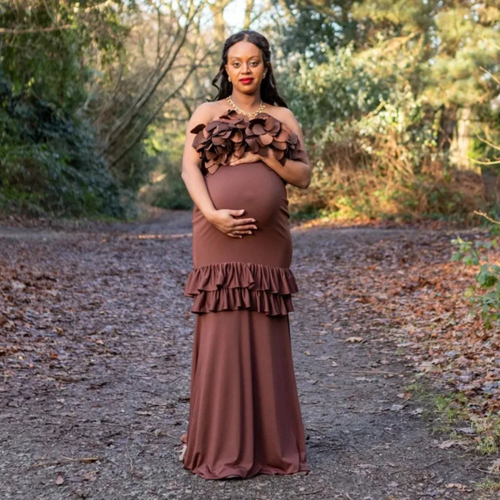 Robe de maternité Nova pour shooting photo et Baby Shower - Collection Glamour - NOUVEAUTE !!!