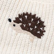 Charger l'image dans la galerie, Salopette en Laine Beige Motif Hérisson - 3 mois au 18 mois - NOUVEAUTE !!
