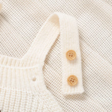 Charger l'image dans la galerie, Salopette en Laine Beige Motif Hérisson - 3 mois au 18 mois - NOUVEAUTE !!
