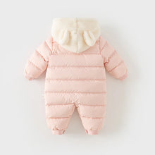 Charger l&#39;image dans la galerie, Combinaison Pilote Rose en duvet plumes - 12 mois au 4 ans - Marque D.B.
