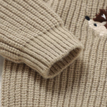 Charger l&#39;image dans la galerie, Chandail en Laine Marron Motif Hérisson - 6 mois au 36 mois - NOUVEAUTE !!!
