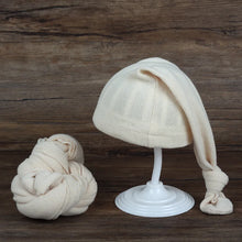 Charger l&#39;image dans la galerie, Accessoires Etole et Bonnet pour Shooting Photo Bébé - 6 Nuances au choix
