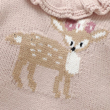 Charger l'image dans la galerie, Combinaison à Pieds en Laine Motif Cerf - Naissance au 9 mois - NOUVEAUTE !!
