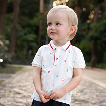 Charger l&#39;image dans la galerie, Polo en Coton Piqué - 2 ans au 9 ans - Collection Brin de Mer - Marque D.B.
