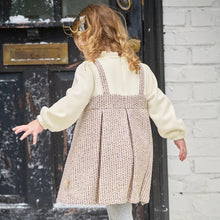 Charger l'image dans la galerie, Robe en Tweed Lilas avec Doublure polaire - 6 mois au 9 ans - Marque D.B.
