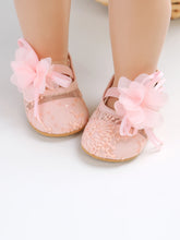 Charger l'image dans la galerie, Chaussure Cérémonie Dentelle et Fleur Tulle - 0 au 18 mois
