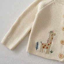 Charger l&#39;image dans la galerie, Cardigan en Laine avec Motifs - Naissance au 36 mois
