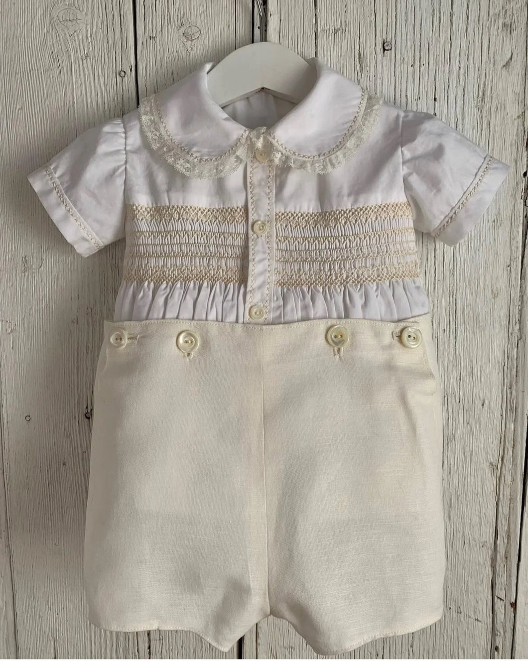 Ensemble Baptême ou Cérémonie GABRIEL - De 3 mois au 3 ans - Collection Exception