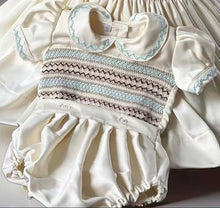 Charger l'image dans la galerie, Ensemble THOMAS Ecru Satiné - 0 au 24 mois
