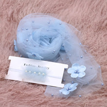 Charger l&#39;image dans la galerie, Accessoires Etole Fleurs 3D Perlée et Bandeau Perlé pour Shooting Photo Bébé - 7 Nuances au choix
