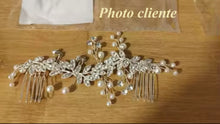 Charger l'image dans la galerie, Coiffe de Mariée Perlée
