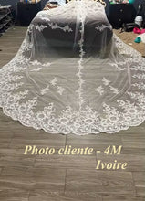Charger l'image dans la galerie, Voile de Mariée Cathédrale Dentelle
