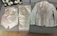 Charger l&#39;image dans la galerie, Costume 3 pièces Veste Gilet et Pantalon - SACHA Champagne Clair - 2 ans au 16 ans
