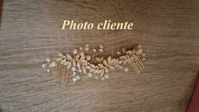 Charger l'image dans la galerie, Coiffe de Mariée Perlée - Or
