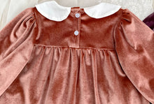 Charger l'image dans la galerie, Robe Velours Mauve ou Vieux Rose - 2 ans au 6 ans
