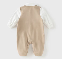 Charger l'image dans la galerie, Combinaison Elégante Gilet Beige - 6 mois au 24 mois - Marque D.B.
