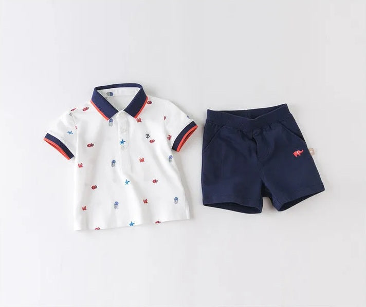 Ensemble Polo et Short - Marque D. B - 2 ans au 7 ans