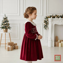 Charger l'image dans la galerie, Robe Velours Bordeaux - 2 ans au 6 ans
