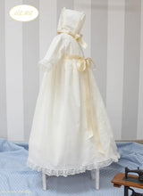 Charger l&#39;image dans la galerie, La Robe de Baptême ALMA et son Petit Béguin - 3 mois au 24 mois
