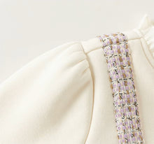 Charger l'image dans la galerie, Robe en Tweed Lilas avec Doublure polaire - 6 mois au 9 ans - Marque D.B.
