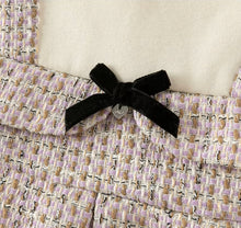 Charger l'image dans la galerie, Robe en Tweed Lilas avec Doublure polaire - 6 mois au 9 ans - Marque D.B.
