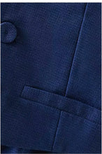 Charger l'image dans la galerie, Costume 3 pièces Chemise Gilet et Short Bretelles - ERWAN Marine - Collection Elégance - 6 mois au 4 ans
