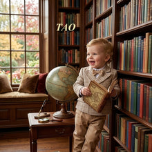 Charger l'image dans la galerie, Costume 2 pièces Veste et Pantalon Bretelles - TAO - Collection Elégance - 6 mois au 4 ans
