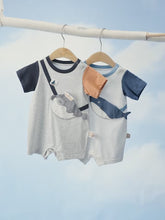 Charger et lire la vidéo dans la visionneuse de la Galerie, Barboteuse Combi Short Phoque - 0 mois au 24 mois - Marque D.B
